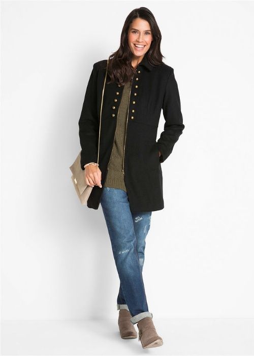 nowy wełniany płaszcz militarny r 48