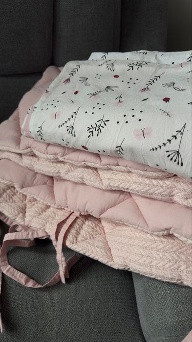 Набір постілі в дитяче ліжечко, захисні бортики