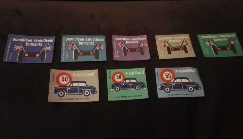 Etykiety zapałczane, od zapałek