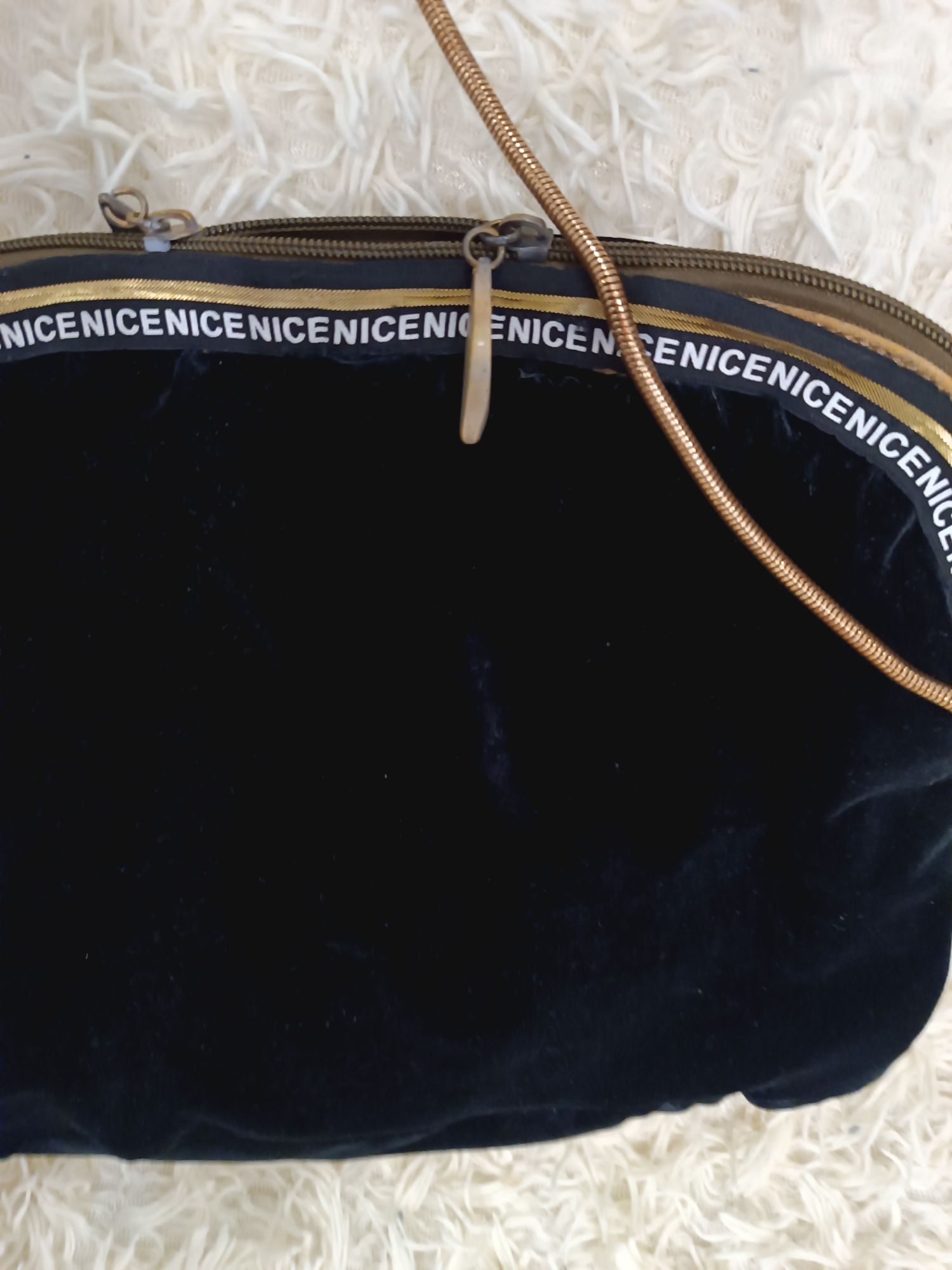 Велюровий  клатч чорний  бархат сумка сумочка