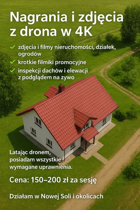 Ujecia dronem - filmy i zdjecia w jakosci 4K