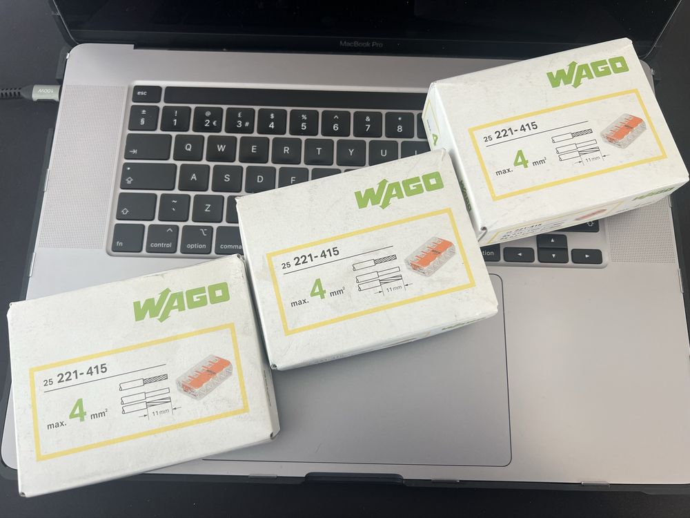 Wago / 221-415 / 5 x 4mm2