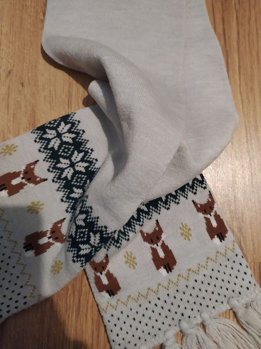 Komplet zimowy zestaw czapka + szalik r. 51 2-4 lata reserved