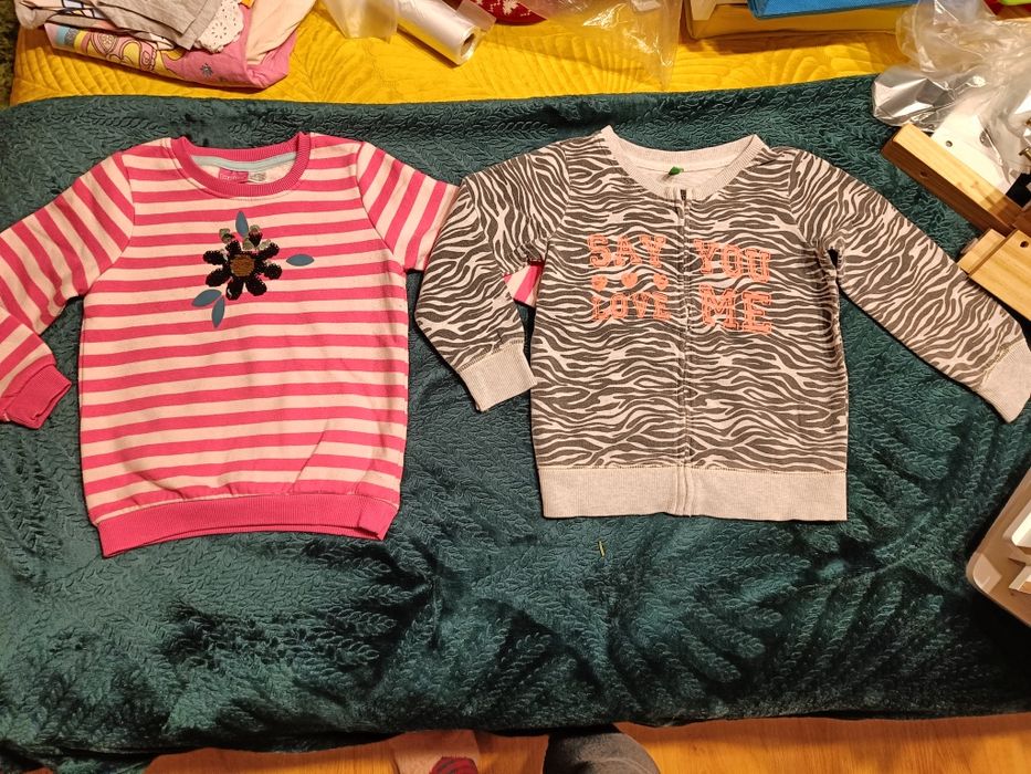 Dwie bluzy 98 / 104 united color of Benetton i lupilu