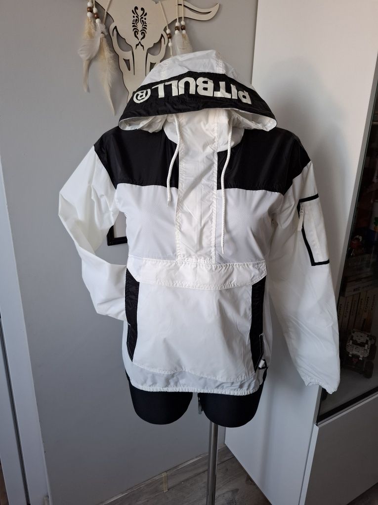 Kurtka damska Pitbull West Coast anorak przez głowę wiatrówka sportowa