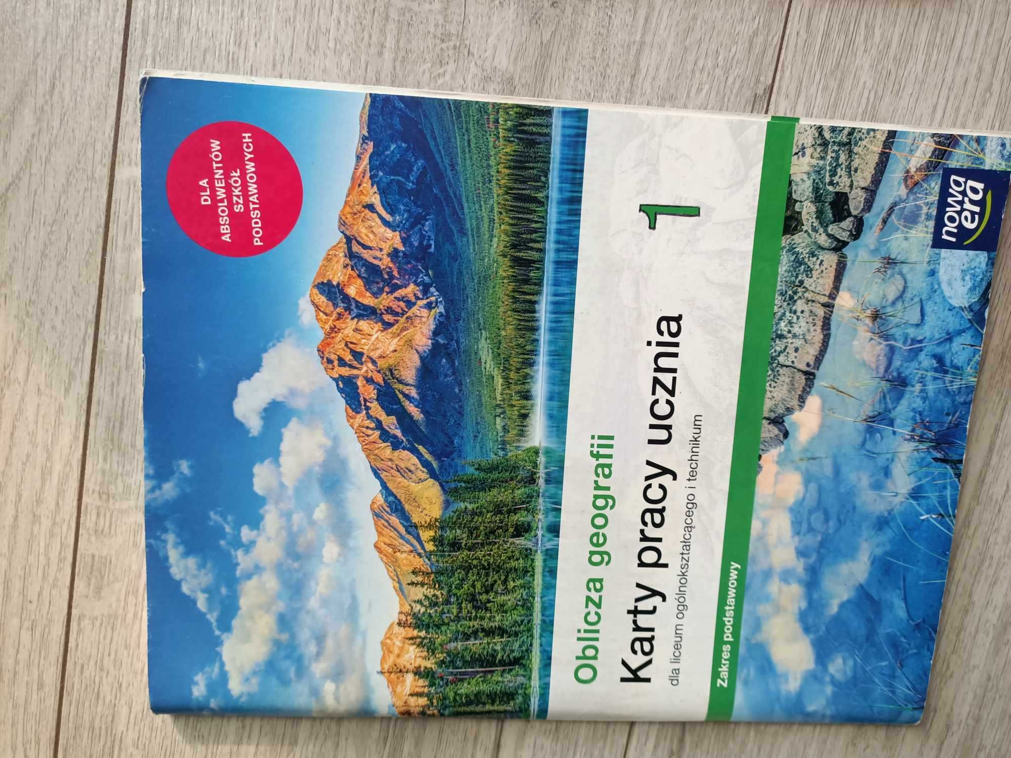 Książka, Karty pracy ucznia i atlas do geografii