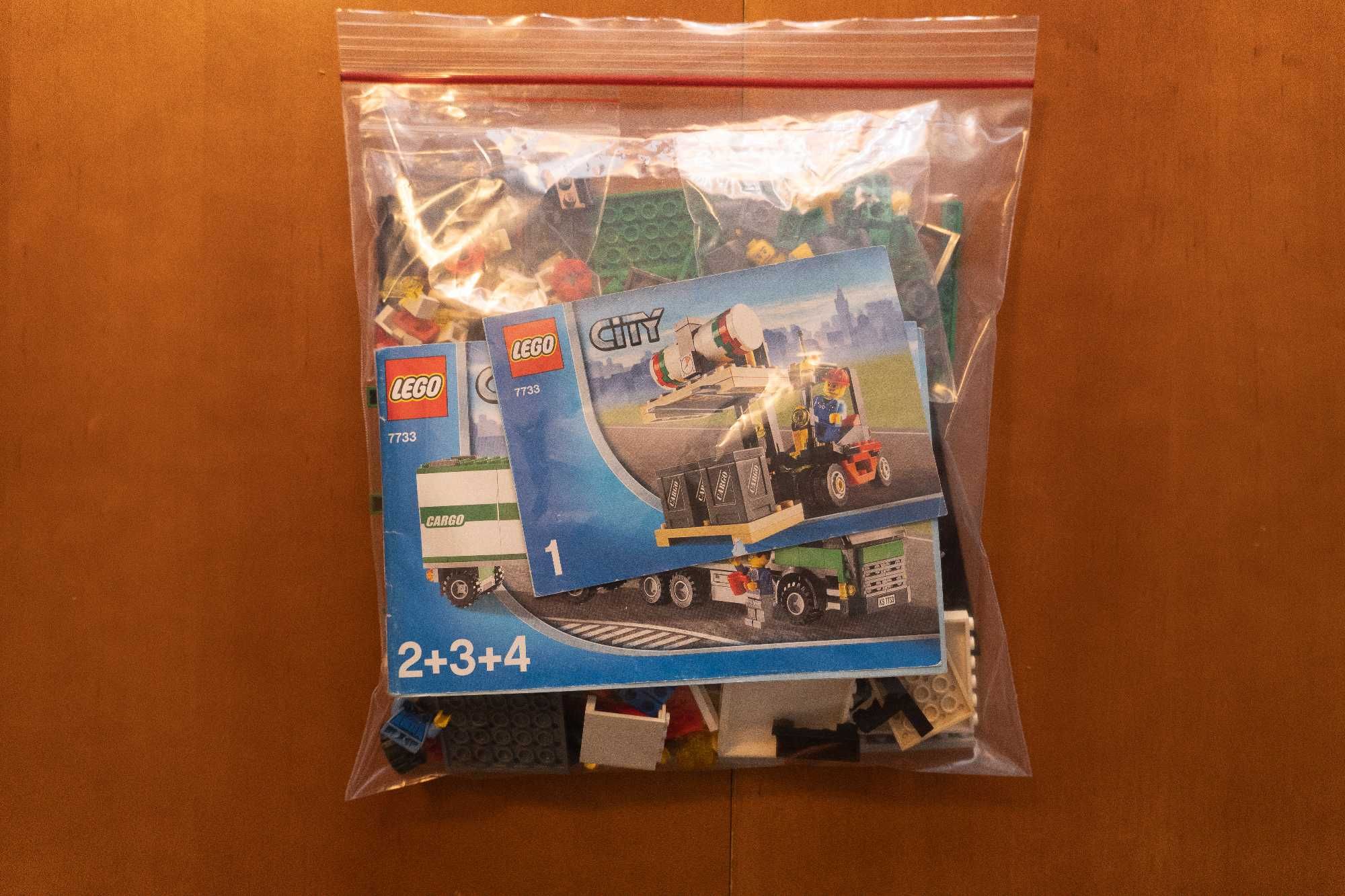 LEGO 7733 Ciężarówka i wózek widłowy