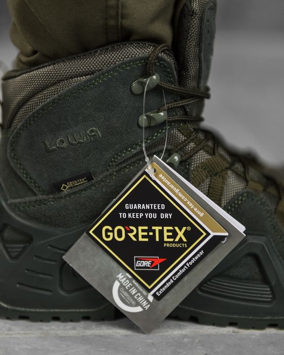 тактические ботинки берцы Лова LOWA haki gore tex берці Лова