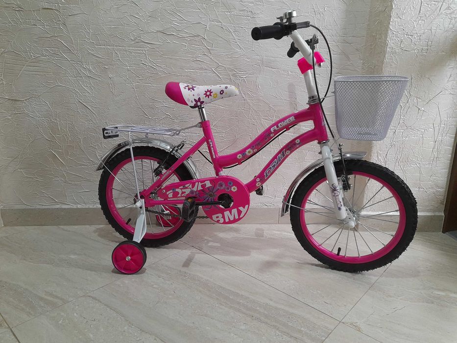 Rower 16 cali dla dziewczynki różowy. NOWY!