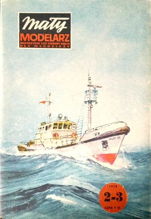Mały modelarz 2-3 1978 Kuter kp-400 Pilot-20