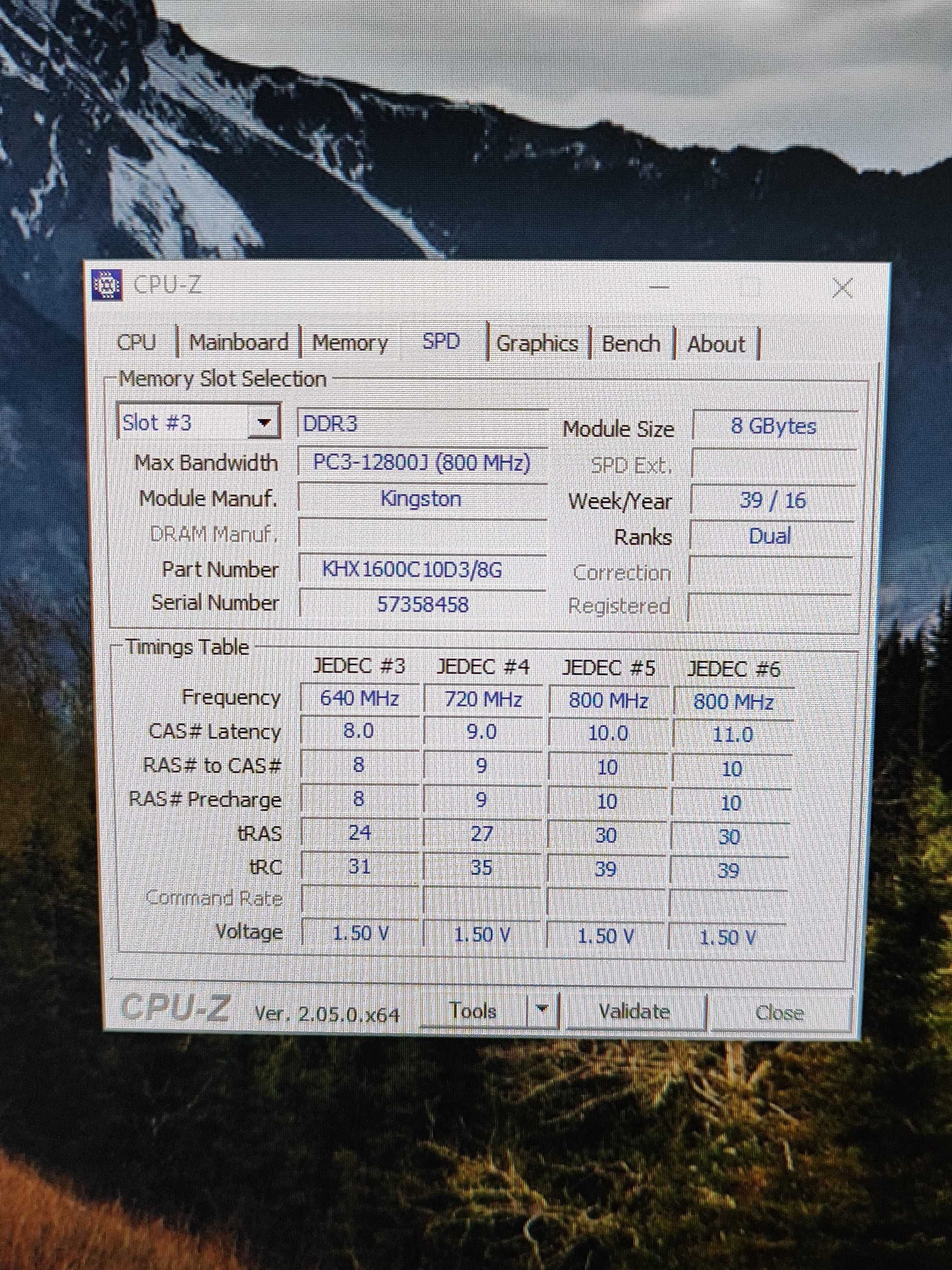 Kingston hyper x ddr3 8gb + 8gb 16gb 1600mhz