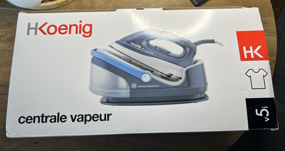 Żelazko / Stacja parowa - nowa