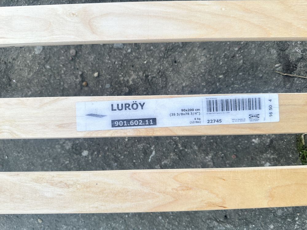 Lóżko 90x200 Ikea Luroy