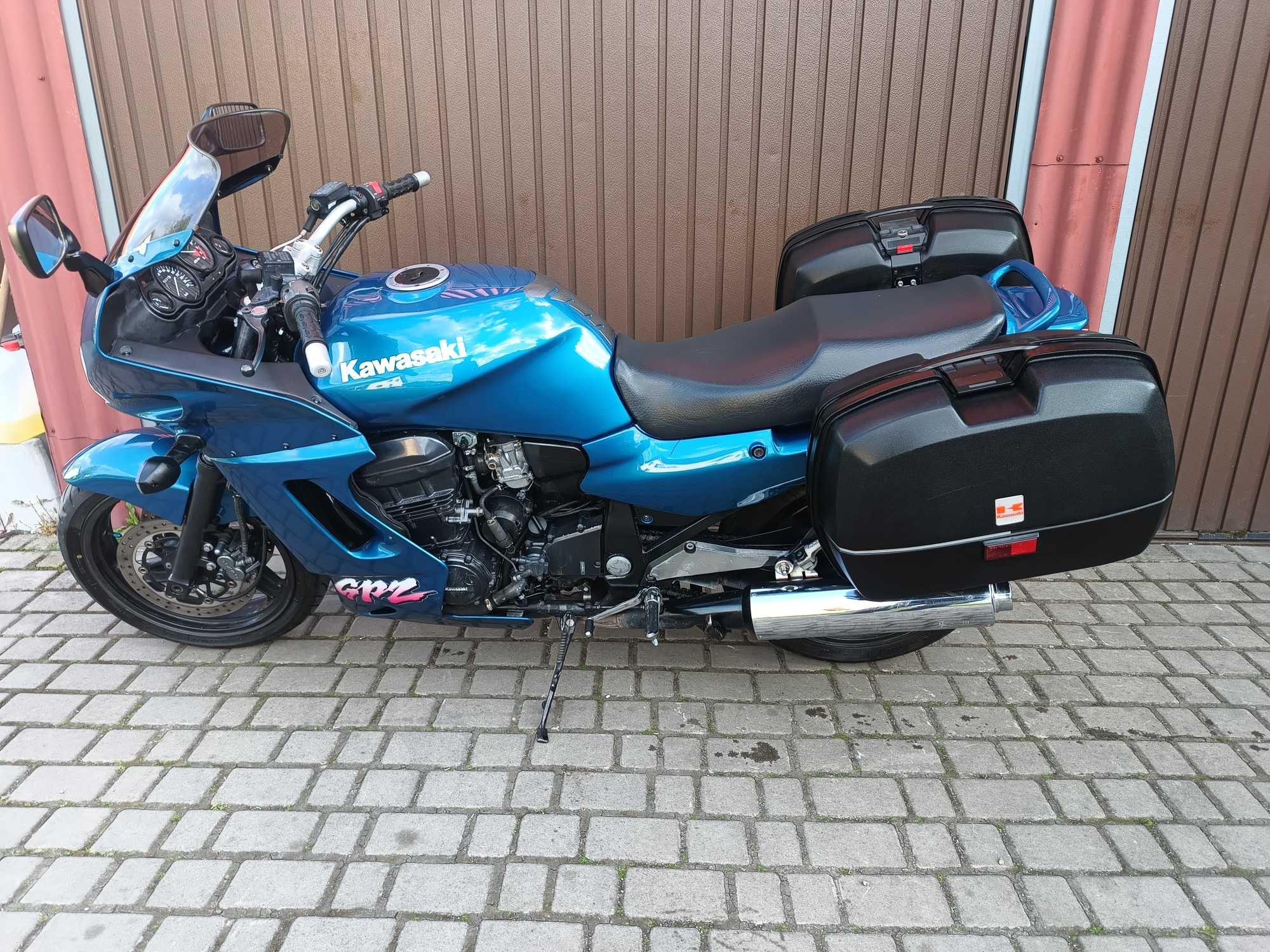 Piękny Kawasaki Gpz 1100 z Niemiec , kufry MOTOCYKLE ŻURAWICE