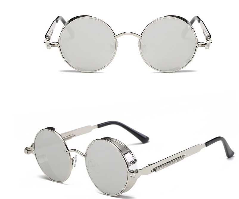 Óculos de Sol Vintage Classic Punk Silver