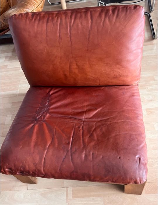 Brutalizm zestaw mebli do salonu: sofa 2os +fotel+stolik kawowy łupek