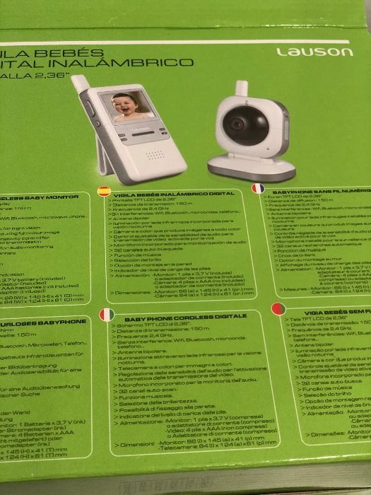 Elektroniczna video niania z monitorem