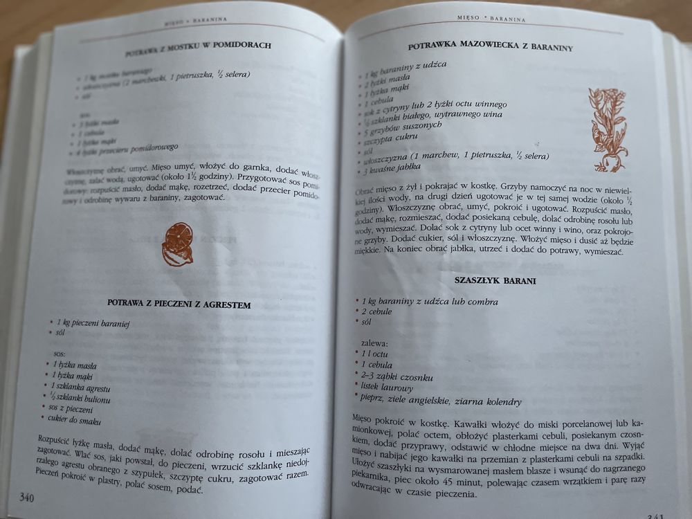 „Kuchnia Polska” Marzena Kasprzycka, sztywna okładka, ponad 600 stron,