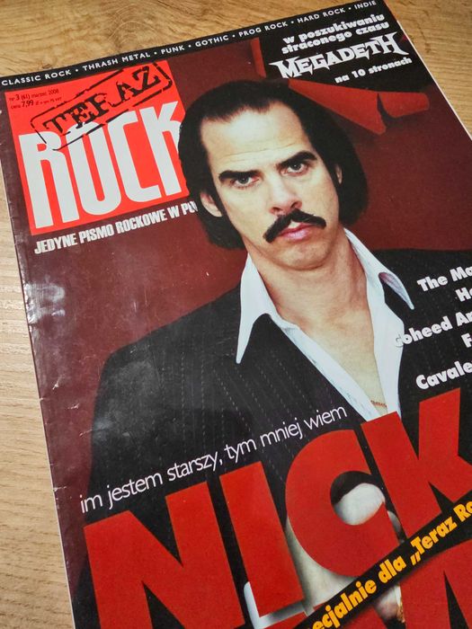 Teraz Rock (61) 3/2008 - Nick Cave, Megadeth, Joy Division