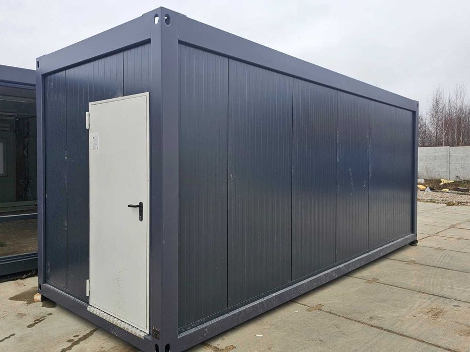 Kontener biurowy szatniowy, salon kosmetyczny sklep pawilon na ramie