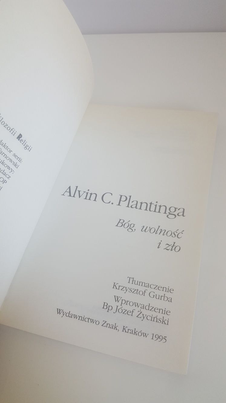 Bóg, wolność i zło Alvin C. Plantinga