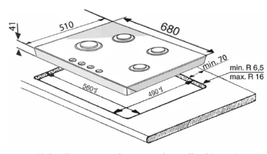 Placa gás Whirlpool AKM 441