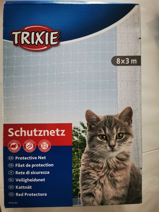 Trixie Siatka ochronna na balkon dla kota 8x3m