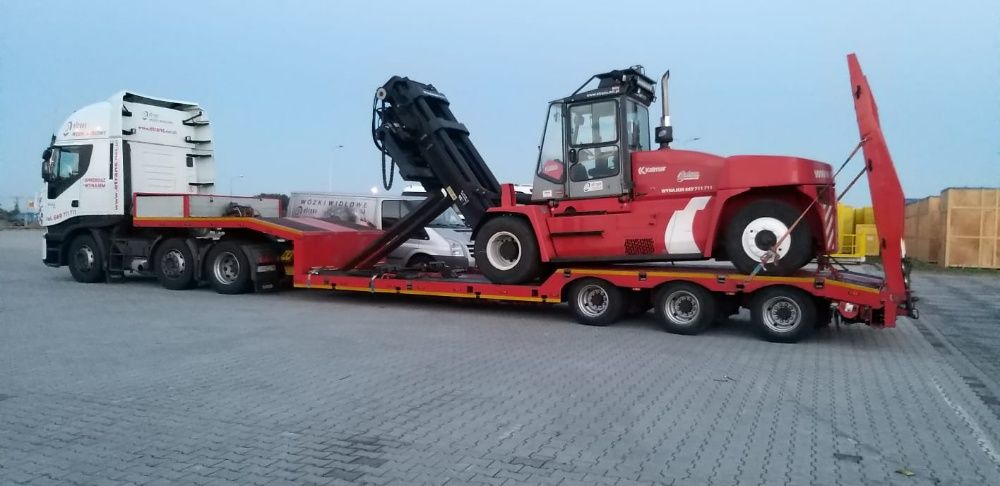 Wynajem wózka widłowego Dąbrowa Górnicza 12 Ton 16 Ton Kalmar SMV