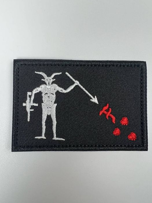 Шеврон - наклейка FOG Форвард 9 х 6 см, Цвет: Черный