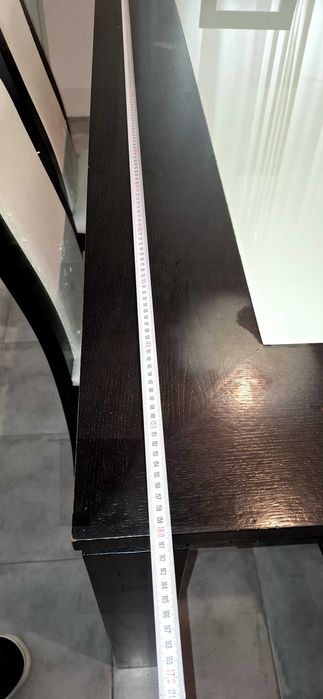 Mesa sala de jantar com aparador e móvel tv