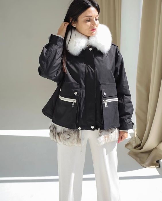 Парка з натурального хутра