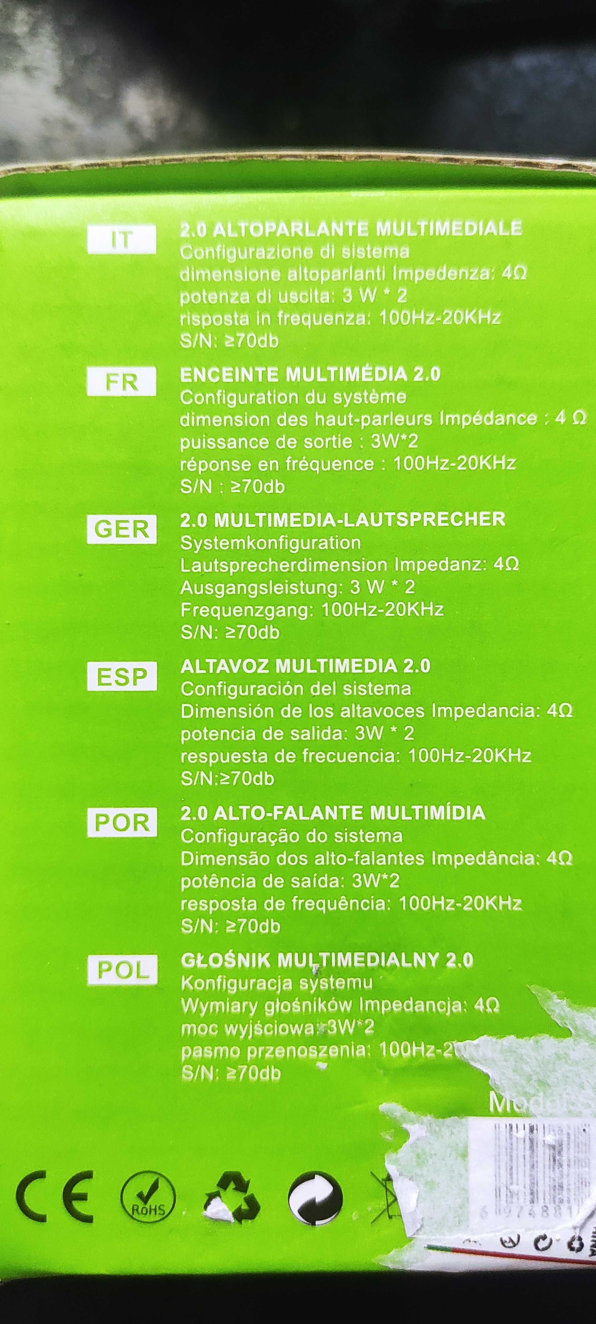 Głośniki multimedialne