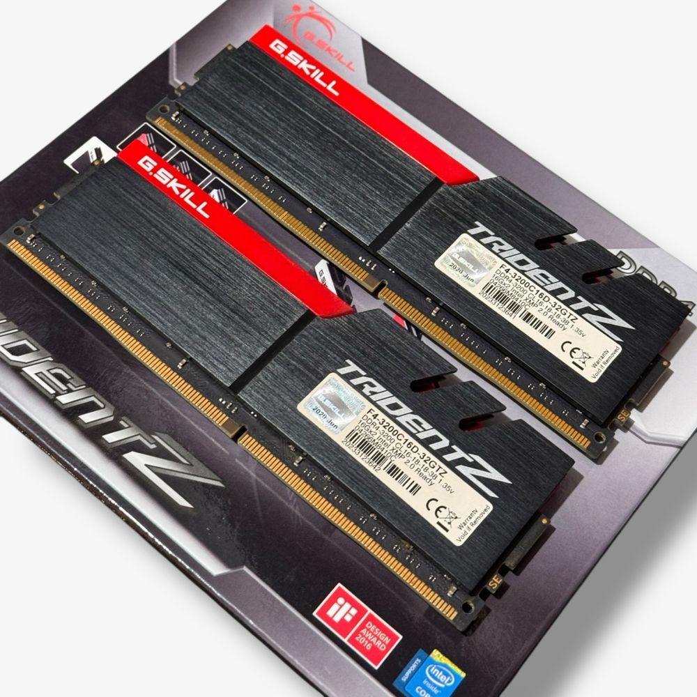Memória RAM DDR4 G.SKILL – 32GB (2x16GB) 3200 MHz