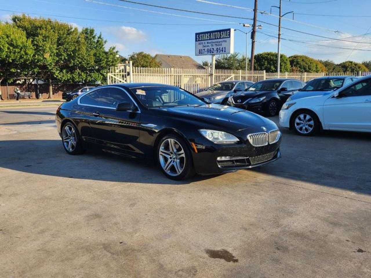 2012 Bmw 650 I BLACK