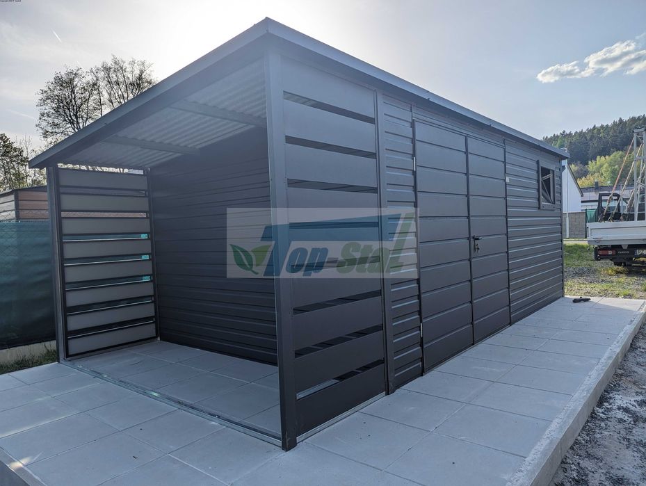 Wiata Śmietnikowa Rowerowa Schowek Narzędziowy Domek Ogrodowy Altana