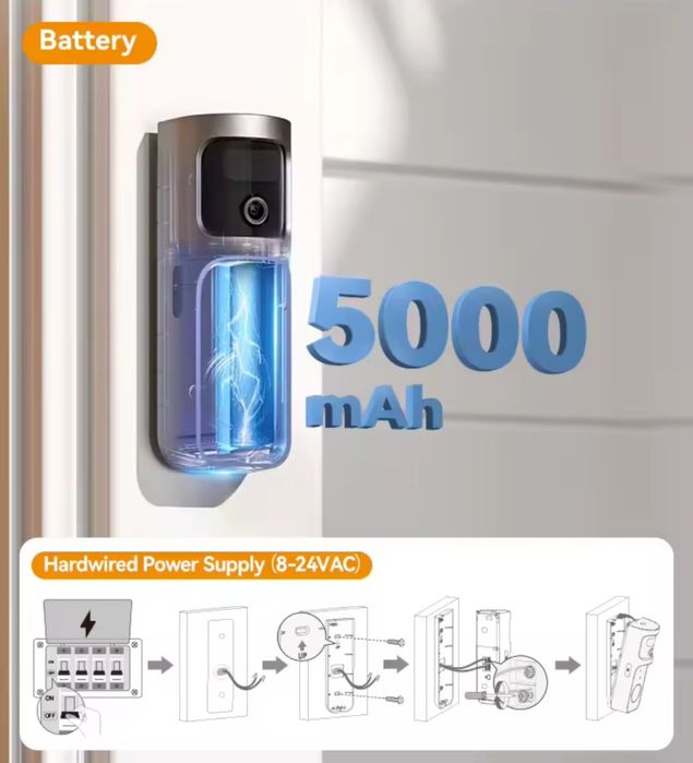 Wi-Fi відеодзвінок IMOU Doorbell 3 Kit 4mp