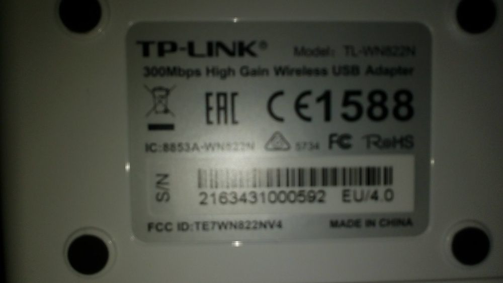 TP-LINK Adaptador USB WIFI 300mbps