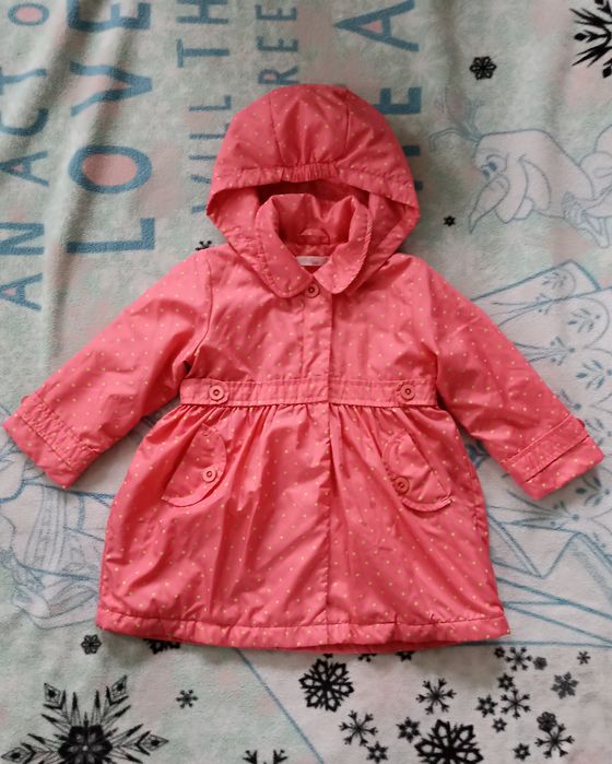 Плащ, вітровка, легка демі куртка для дівчинки wojcik, розмір 92