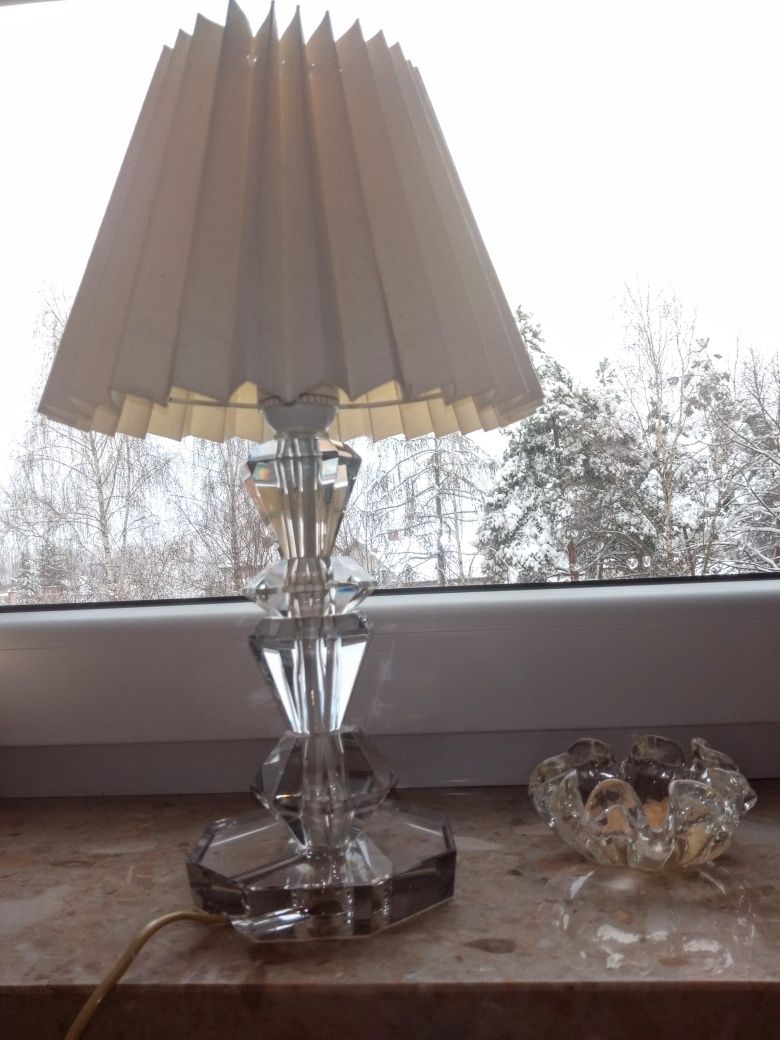 Lampa krysztal Szwecja,lata 70 te