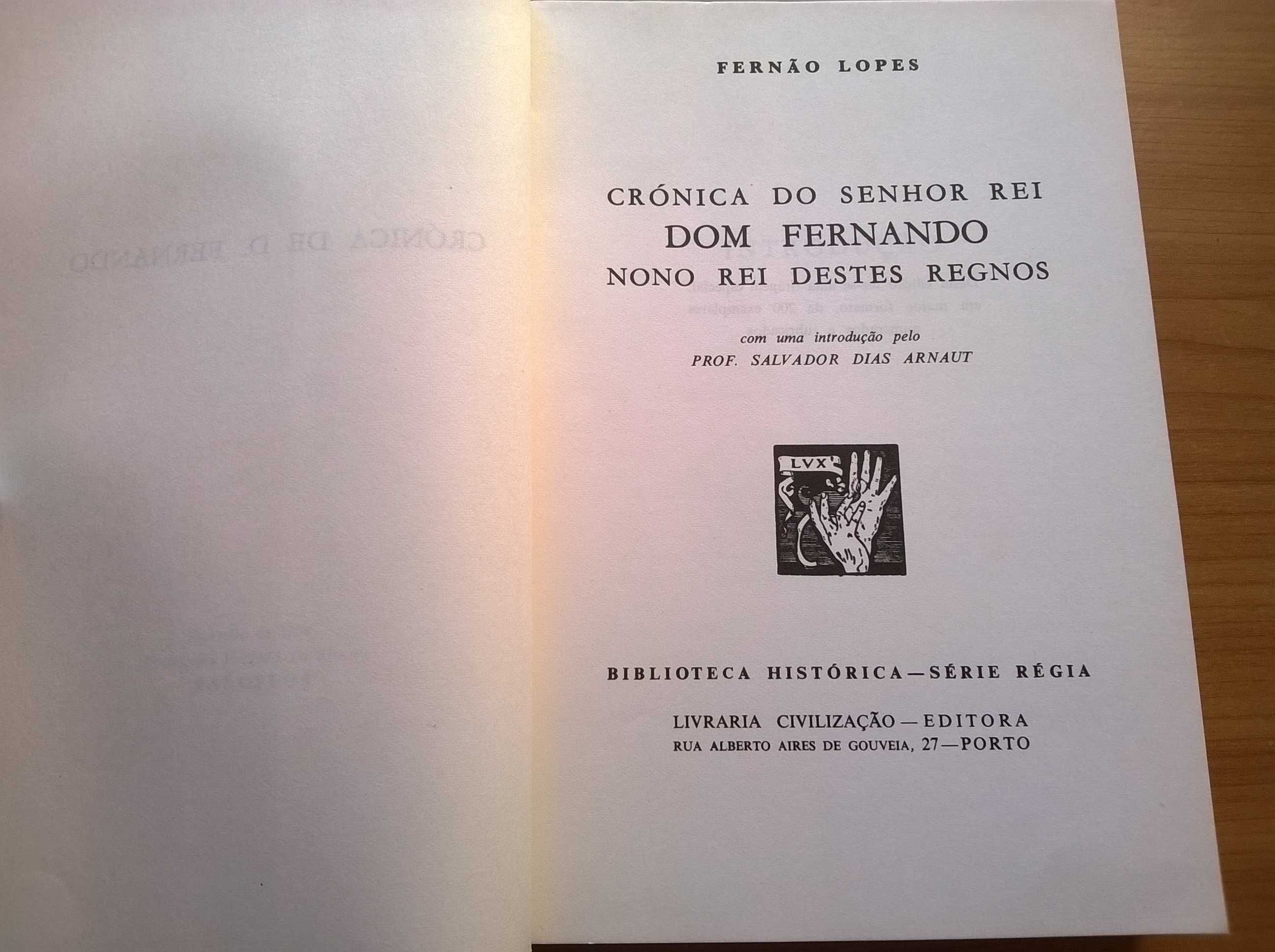 Crónica de D. Fernando - Fernão Lopes (portes grátis)