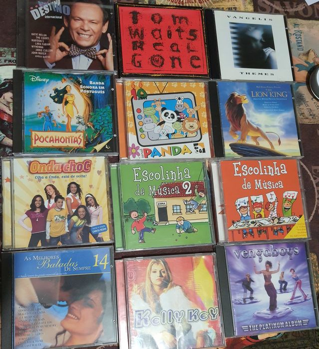 5 Cd de musica originais