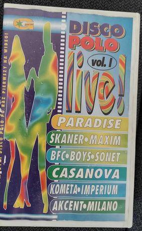 "Disco polo live! vol. 1"  (Green Star 1995) Boys, Akcent, Milano