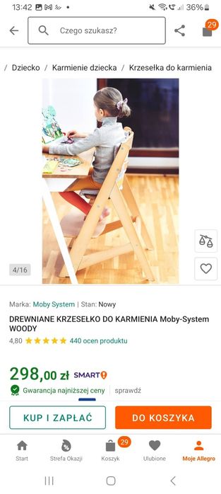 Sprzedam krzesełko do karmienia