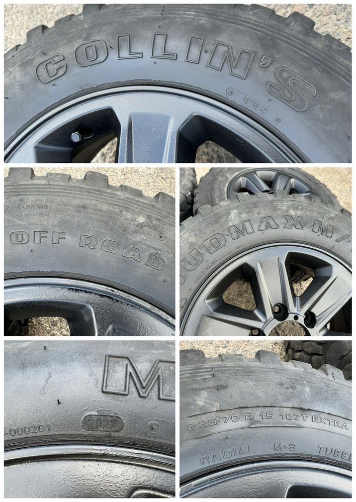 Диски R16 6x139.7 з off-road резиною 225/70/16 колеса Opel Frontera