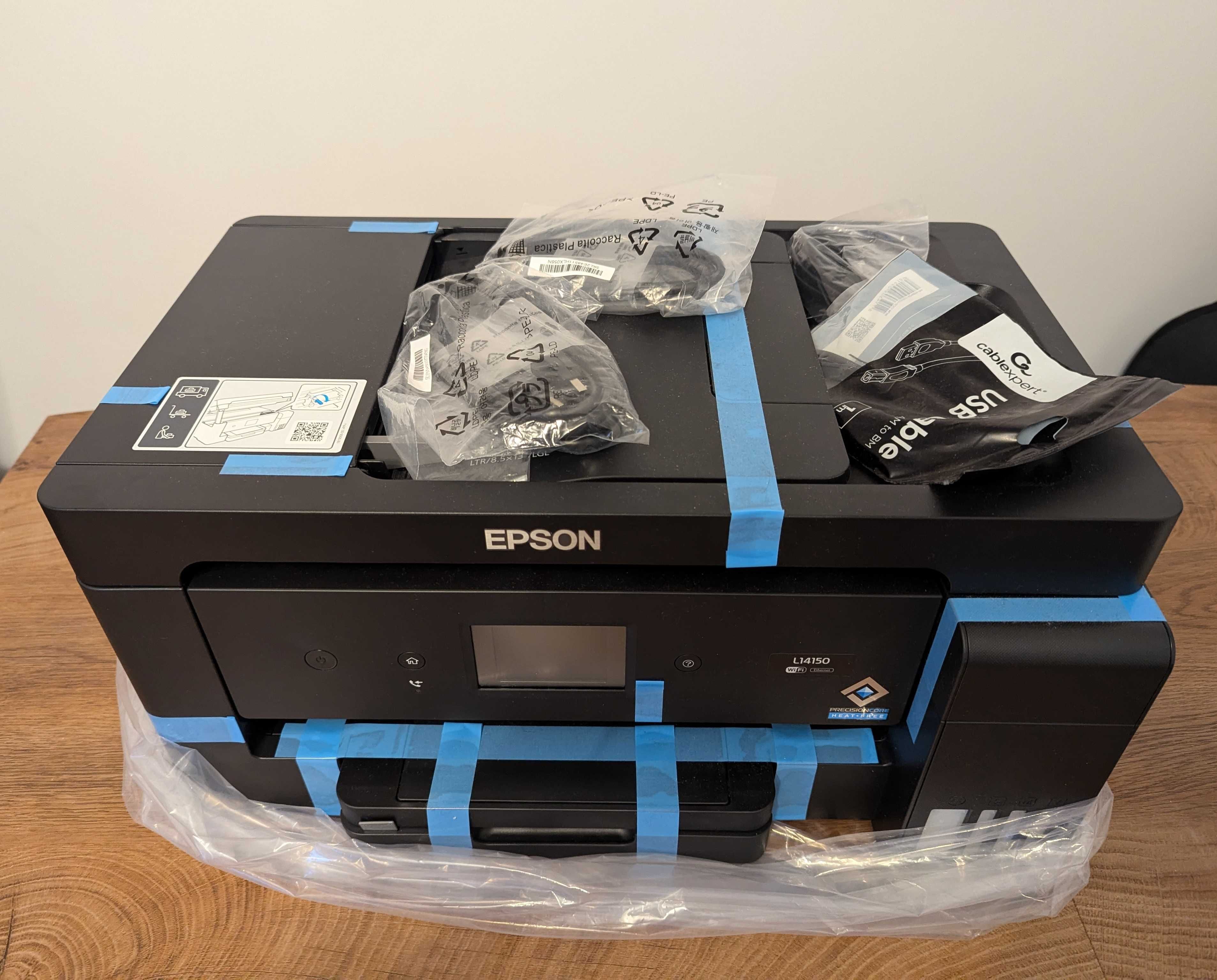 Urządzenie wielofunkcyjne/drukarka/skaner/ksero EPSON L14150 + tusze