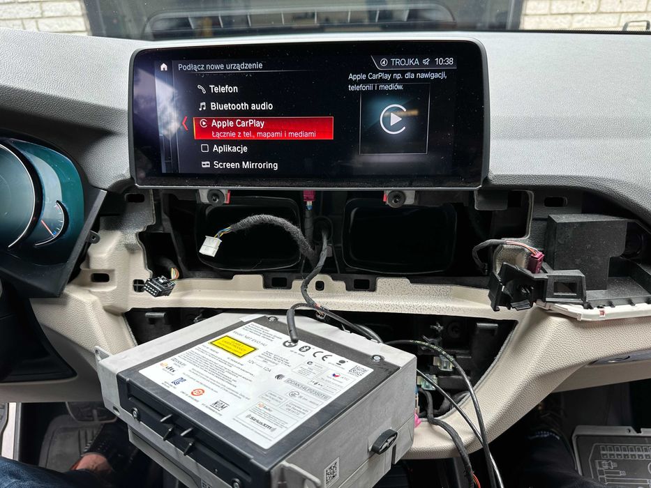 Aktywacja Carplay BMW G11 G30 G01 Mapa Europy EVO Konwersja USA/EUROPA