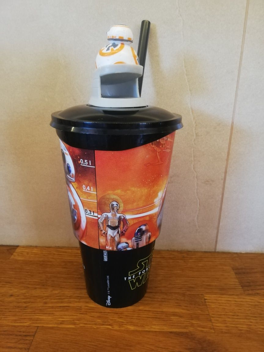 Kubek na napój Star Wars ze słomką 0,5l bidon nie bubble tea