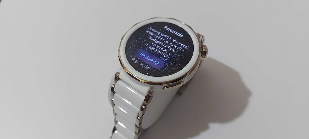 Smartwatch Huawei Watch GT 5 Pro Elegant biało-złoty 42mm