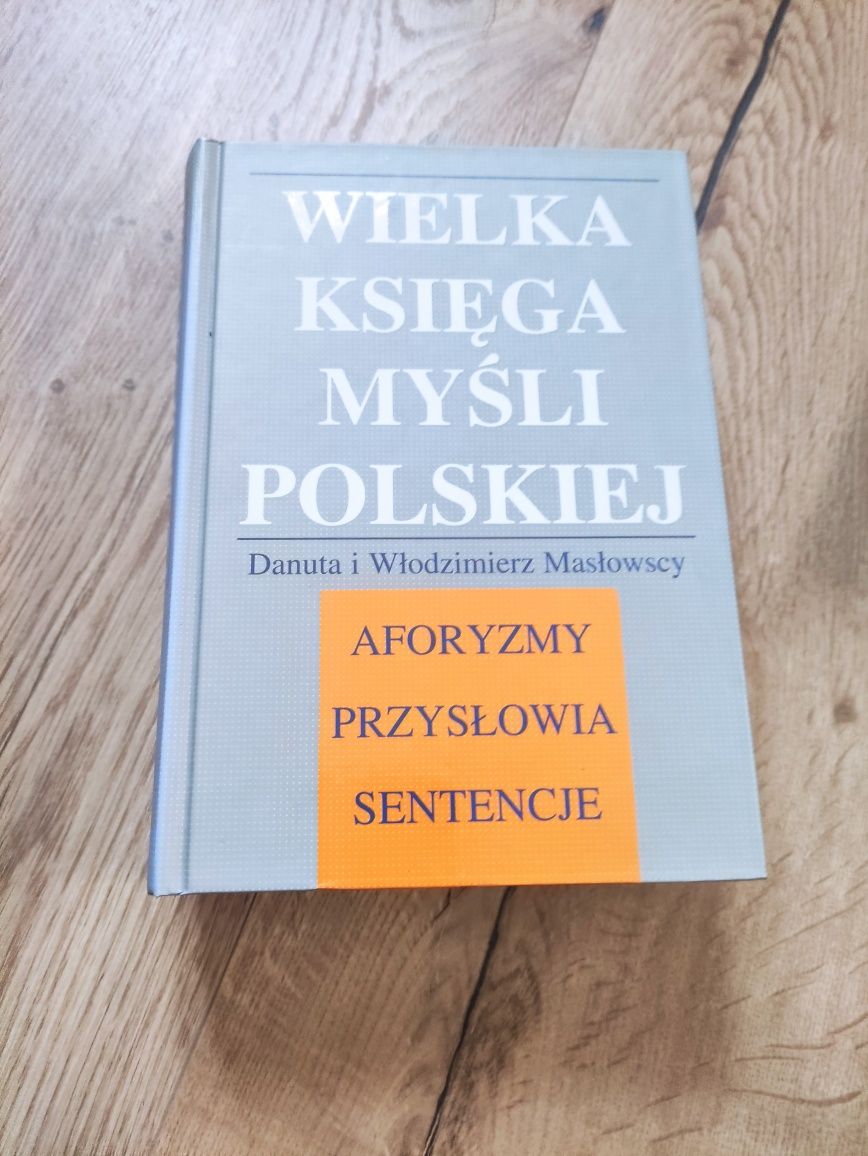 Książka wielka księga myśli polskiej