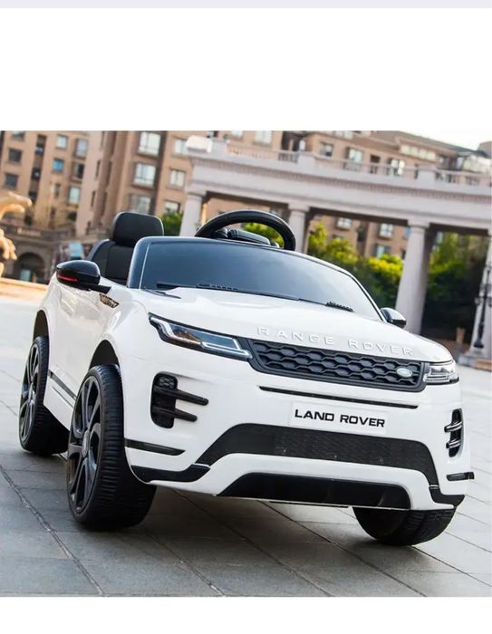 Детский электромобиль джип Range Rover Evoque белый